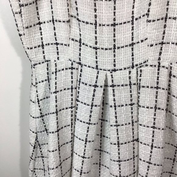 BCBGeneration | White Checked Tweed Mini Dress~0 - Picture 6 of 10